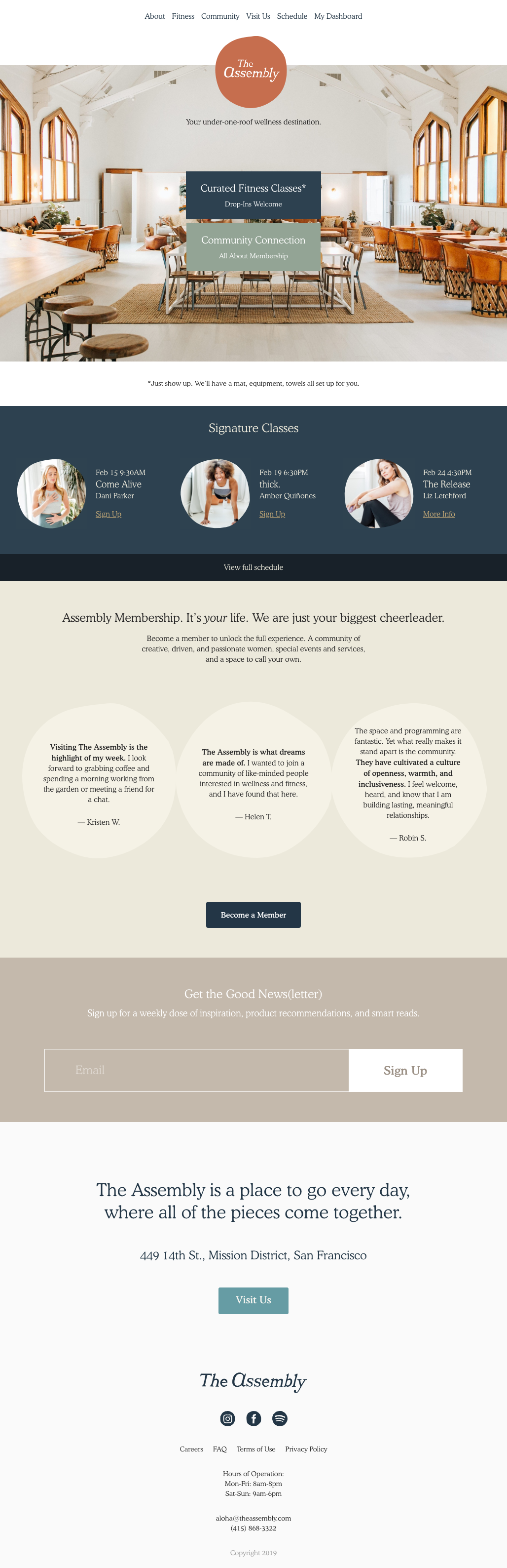 The Assembly Website